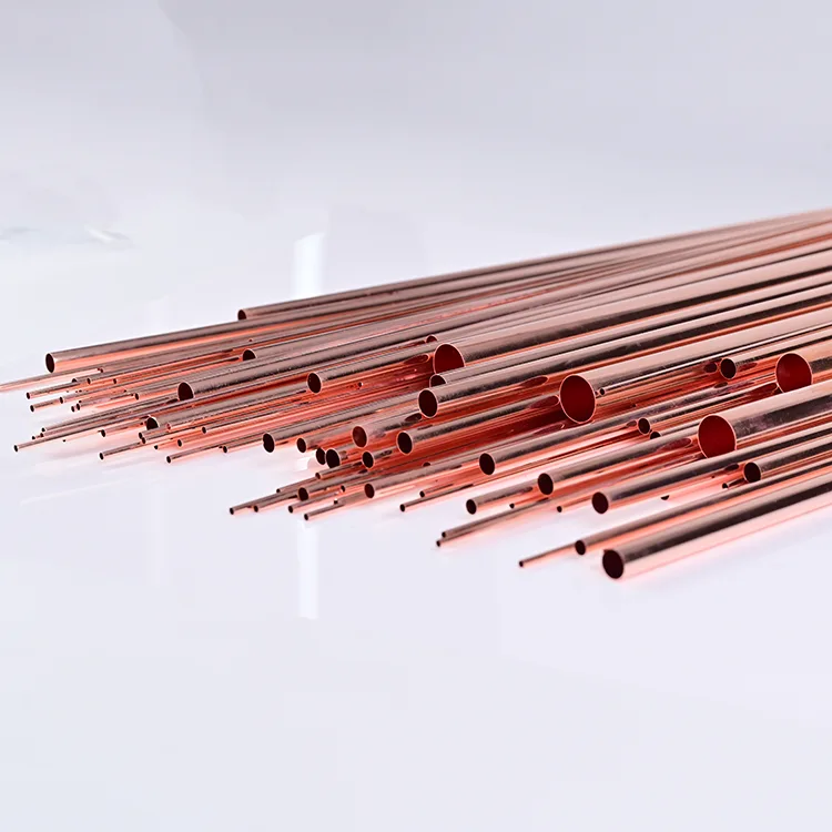 Capilar de cobre vermelho para equipamentos elétricos